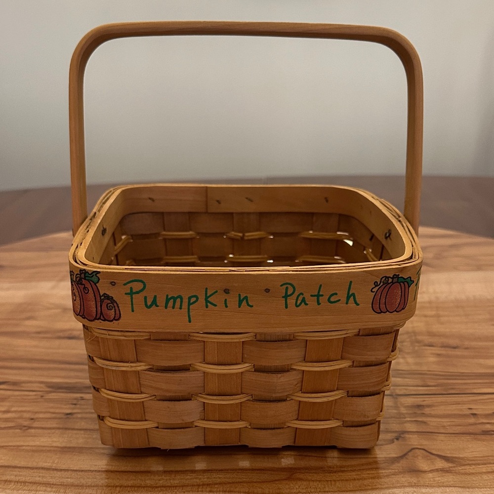 Pumpkin Patch Woven Basket